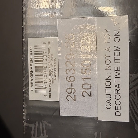 🦁 Disney The Lion King Broadway Musical Special Edition Simba Mask Ornam - Picture 7 of 7